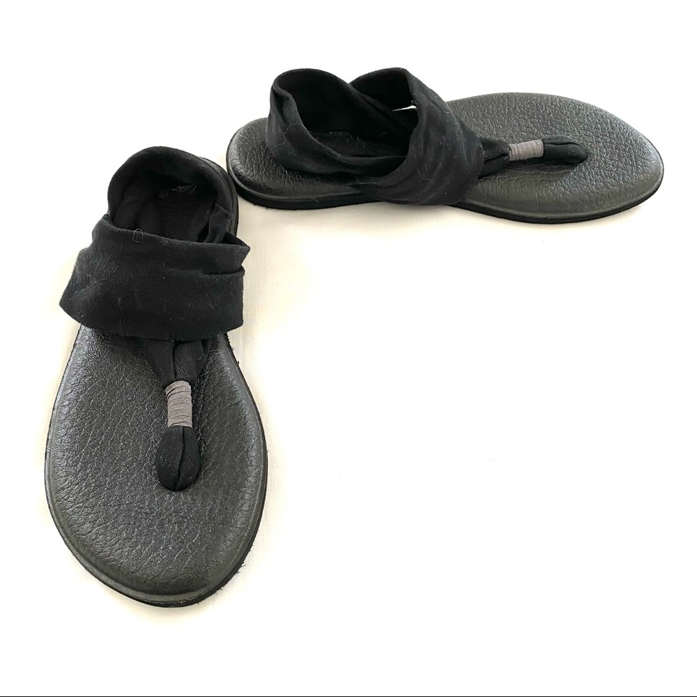 SOLD! 💚Sanuk Yoga Sling Sandals NWOTs - Picture 3 of 12